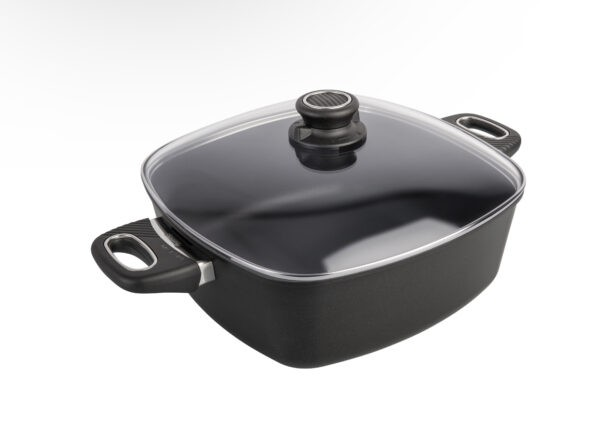 Gastrolux traktörpanna 4-kantig Hög